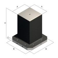 Base Finished Cube Tombstone - ART53B (Gerardi)