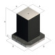 310x600mm Base Finished Cube Tombstone - ART53B (Gerardi)
