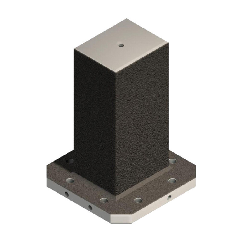 Base Finished Rectangular Cube Tombstone - ART54B (Gerardi)