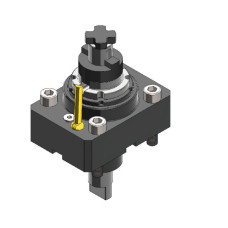 Інструмент DMG Mori MS40A з прямим приводом, 22 мм, зовнішня подача охолодження, співвідношення 1:1 (Gerardi)