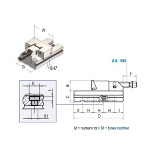 Modular Elements Movable Jaw Section & Base - ART102 (Gerardi)