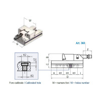 Modular Elements 175mm Size 4 Movable Jaw Section & Base - ART102A (Gerardi)