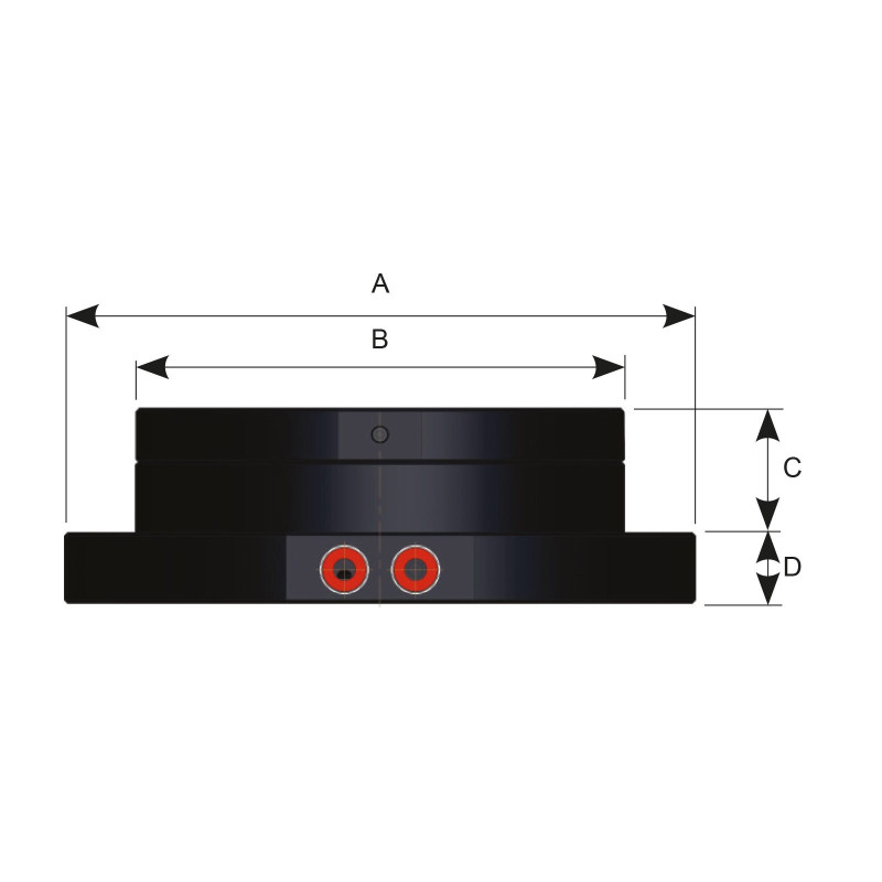 Size 1 Multiple Type Flange Mounted Zero Point Module - ART664S (Gerardi)