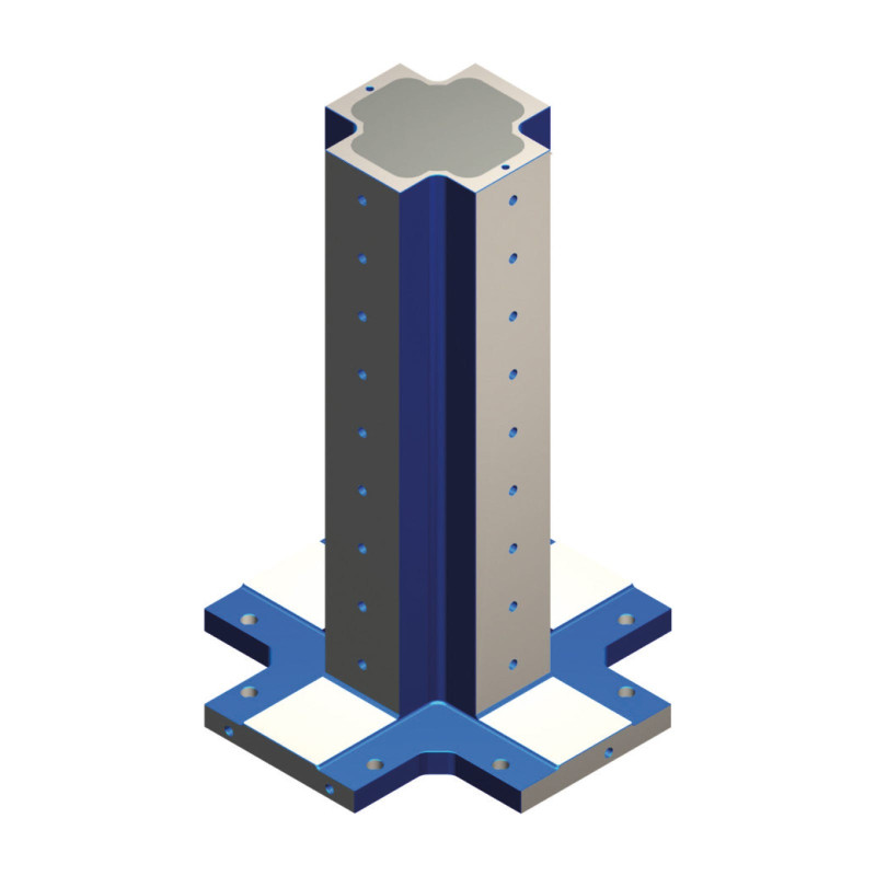 Grid Cross Cube Tombstone - ART57E (Gerardi)