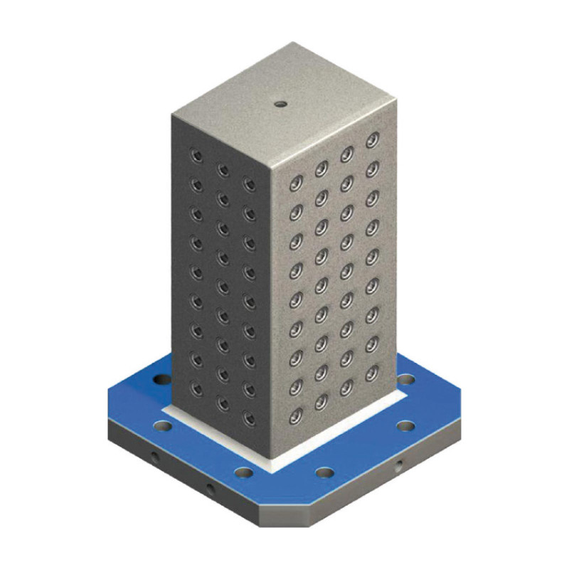 350x250x550mm Grid With Bushings Rectangular Cube Tombstone - ART54F (Gerardi)