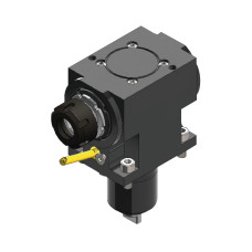 Інструмент Miyano MI45 з прямим кутом приводу, зовнішня подача охолодження ER25, співвідношення 1:1, H65 (Gerardi)