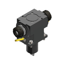 Інструмент Miyano MI45 з прямим кутом та подвійним приводом, зовнішня подача охолодження ER25, співвідношення 1:1, H65 (Gerardi)