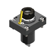 Інструмент Miyano MI45 з прямим приводом ER32 Зовнішня подача охолодження, співвідношення 1 до 1 (Gerardi)