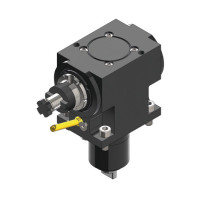 Miyano MI54 Right Angle Driven Tool 22mm Spigot External Coolant, 1 to 1 Ratio, H75 (Gerardi)