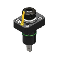 Nakamura N44A Straight Driven Tool ER25 Internal (70 bar) Coolant, 1 to 1 Ratio (Gerardi)