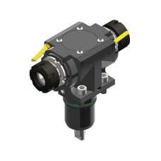 Інструмент Nakamura N55A з прямим кутом та подвійним приводом, зовнішня подача охолодження ER25, співвідношення 1:1, H55 (Gerardi)