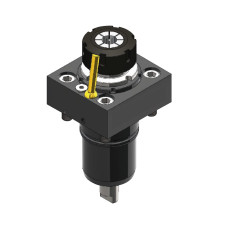 Nakamura N55A Straight Driven Tool ER25 Internal (70 bar) Coolant, 1 to 1 Ratio (Gerardi)