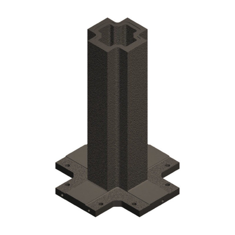 310x640x960mm Rough Milled Cross Cube Tombstone - ART57A (Gerardi)