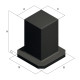 310x610mm Rough Milled Cube Tombstone - ART53A (Gerardi)