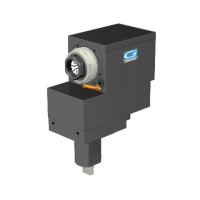 ER40 Ouput VDI 1809 Offset Straight Driven Tool External/Internal Coolant type, 1 to 1 Ratio (Gerardi)