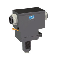 ER20 Ouput VDI DIN5480 Right Angle Double Driven Tool External Coolant type, 1 to 1 Ratio (Gerardi)