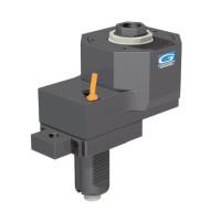 ER25 Ouput VDI DIN5480 Offset Straight Driven Tool External Coolant type, 2 to 1 Ratio (Gerardi)