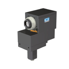 ER25 Ouput VDI DIN5482 Offset Straight Driven Tool External Coolant type, 1 to 1 Ratio (Gerardi)