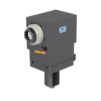 ER32 Ouput VDI DIN5482 Right Angle Driven Tool External/Internal Coolant type, 1 to 1 Ratio (Gerardi)