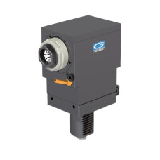 ER25 Ouput VDI DIN5482 Right Angle Driven Tool External/Internal Coolant type, 1 to 1 Ratio (Gerardi)