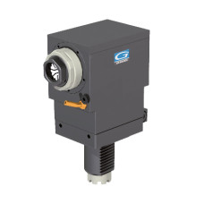 ER32 Ouput VDI Baruffaldi Right Angle Driven Tool External/Internal Coolant type, 1 to 1 Ratio (Gerardi)