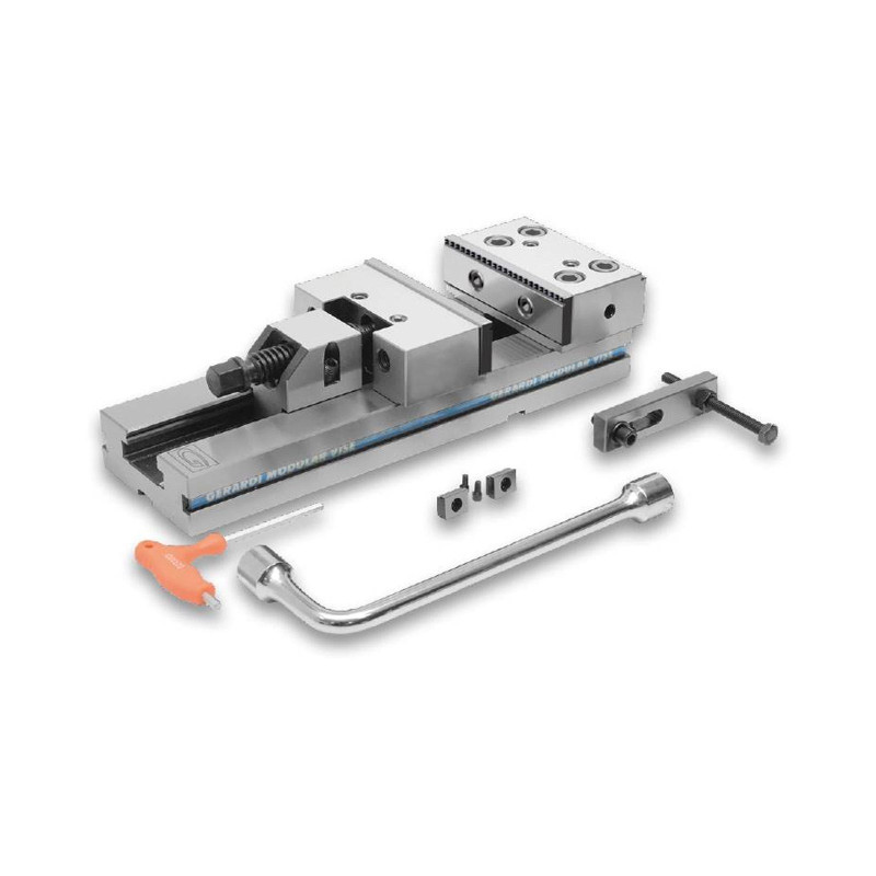 170mm / 7" ART15 Standard Series Vice With Grip Jaw Plates (Gerardi)