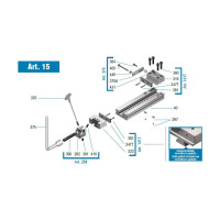 125mm / 5" ART15 Standard Series Vice With Grip Jaw Plates (Gerardi)