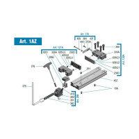 175mm / 7" ART1AZ Standard Flex Vice (Zero Point) With Quick Hand Change Jaws (Gerardi)