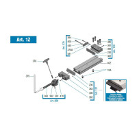 150mm / 6" ART1Z Standard Series Vice With Pull Down Grooved Jaws (Gerardi)