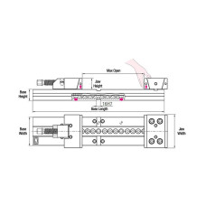 150mm / 6" ART20A Standard Series Vice (XL) With Quick Hand Change Jaws (Gerardi)