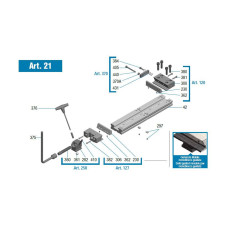 300mm / 12" ART21 Standard Series Vice (XL) With Pull Down Grooved Jaws (Gerardi)