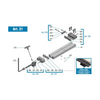 150mm / 6" ART21 Standard Series Vice (XL) With Pull Down Grooved Jaws (Gerardi)
