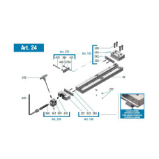 150mm / 6" ART24 Standard Series Vice (XL) With Straight Jaws (Gerardi)