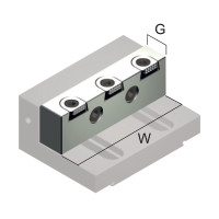 ART247G Straight Jaw Plate with GRIP Inserts (Gerardi)