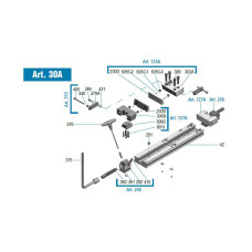 175mm / 7" ART30A Standard Series Vice (XL Double) With Quick Hand Change Jaws (Gerardi)