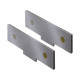 Size 4 / 175mm ART.313R 20mm Magnetic Parallel Jaw Plates for Gerardi Standard Series Vices