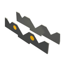 Size 6 / 300mm ART.314 30Â° Magnetic Angle Plates Jaw Plates for Gerardi Standard Series Vices