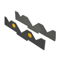 Size 5 / 200mm ART.314 20Â° Magnetic Angle Plates Jaw Plates for Gerardi Standard Series Vices