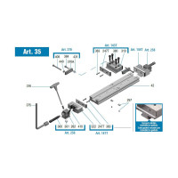 125mm / 5" ART35  Standard Series Vice (XL Double) With Grip Jaws (Gerardi)