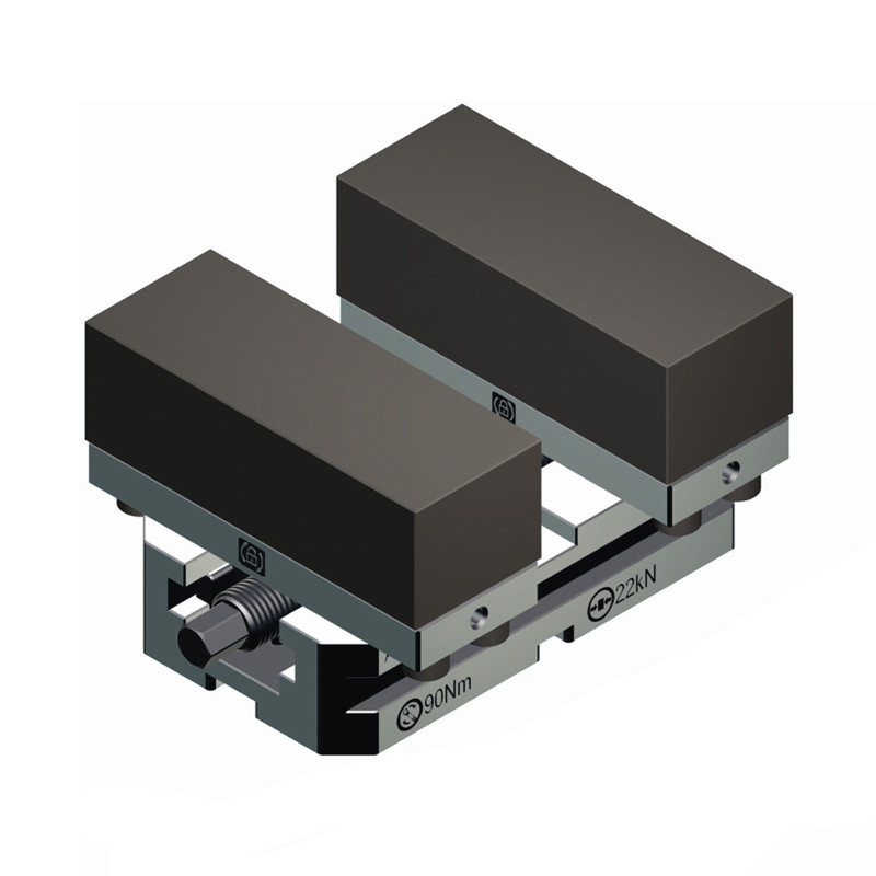 128mm / ART950CompactGRIP Vice With Solid Soft Jaws  - ART950 Series (Gerardi)