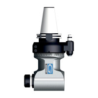 HSK100 90 Degree Evolution Line Angle Head, ATC (Automatic Tool Change), ER32 Output - GER-F90-20 Series (Gerardi)