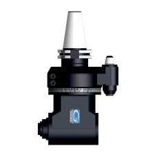 HSK100 90 Degree Evolution Line Angle Head, ATC (Automatic Tool Change), ER20 Output - GER-FL90-13 Series (Gerardi)