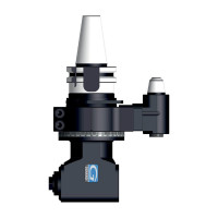 SK40 90 Degree Evolution Line Angle Head, ATC (Automatic Tool Change), ER11 Output - GER-FL90-7 Series (Gerardi)