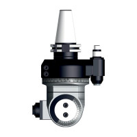 BT40 0-90 Degree Adjustable Evolution Line Angle Head, ATC (Automatic Tool Change), ER16 Output - GER-FMU-10 Series (Gerardi)