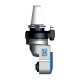 HSK100 90 Degree Offset Evolution Line Angle Head, ATC (Automatic Tool Change), ER32 Output - GER-FR90-20 Series (Gerardi)