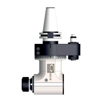 HSK63 90 Degree Classic Line Angle Head, ATC (Automatic Tool Change), ER25 Output - GER-G90-16 Series (Gerardi)