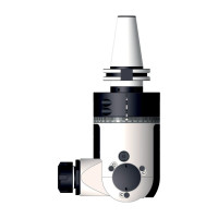 C6 0-90 Degree Adjustable Classic Line Angle Head, ATC (Automatic Tool Change), ER25 Output - GER-GMU-16 Series (Gerardi)