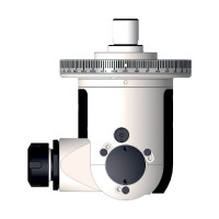 BT30 0-90 Degree Adjustable Classic Line Angle Head, MTC (Manual Tool Change), ER25 Output - GER-GMU-16-MTC Series (Gerardi)