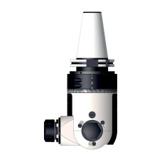 SK50 0-90 Degree Adjustable Classic Line Angle Head, ATC (Automatic Tool Change), ER32 Output - GER-GMU-20 Series (Gerardi)