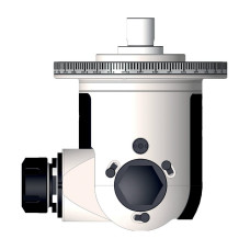 0-90° Adjustable Classic Line Angle Head, MTC (Manual Tool Change), ER32 Output - GER-GMU-20-MTC Series (Gerardi)